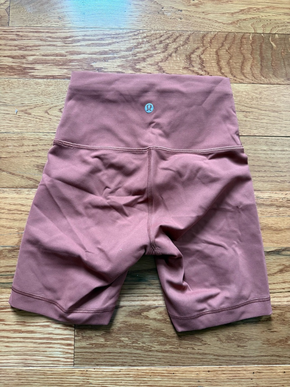 lululemon athletica High-Waist Rust Pink Bike Shorts